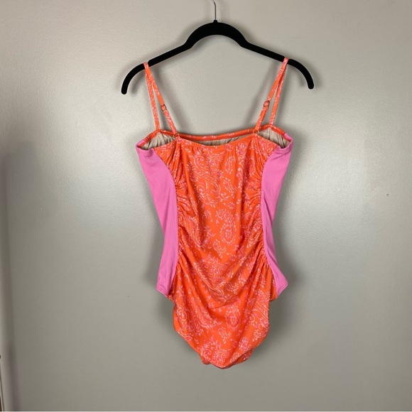 Hermoza Lupe One Piece Swimsuit Paisley Days size 14/ large EUC - Picture 4 of 8